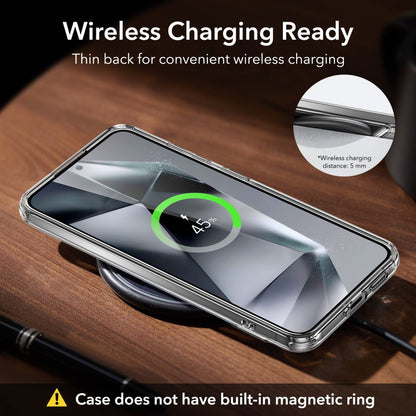 Hülle für Samsung Galaxy S24+ S926, ESR, Air Shield Boost Kickstand, Transparent