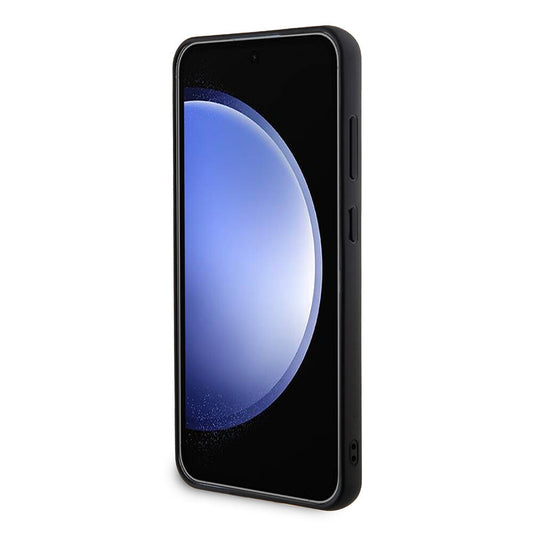 Hülle für Samsung Galaxy S24+ S926, Guess, Rhinestone Triangle Logo, Goldfarben