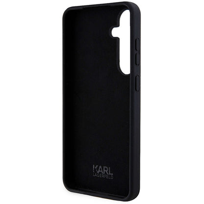 Case for Samsung Galaxy S24+ S926, Karl Lagerfeld, Silicone Ikonik NFT, Black