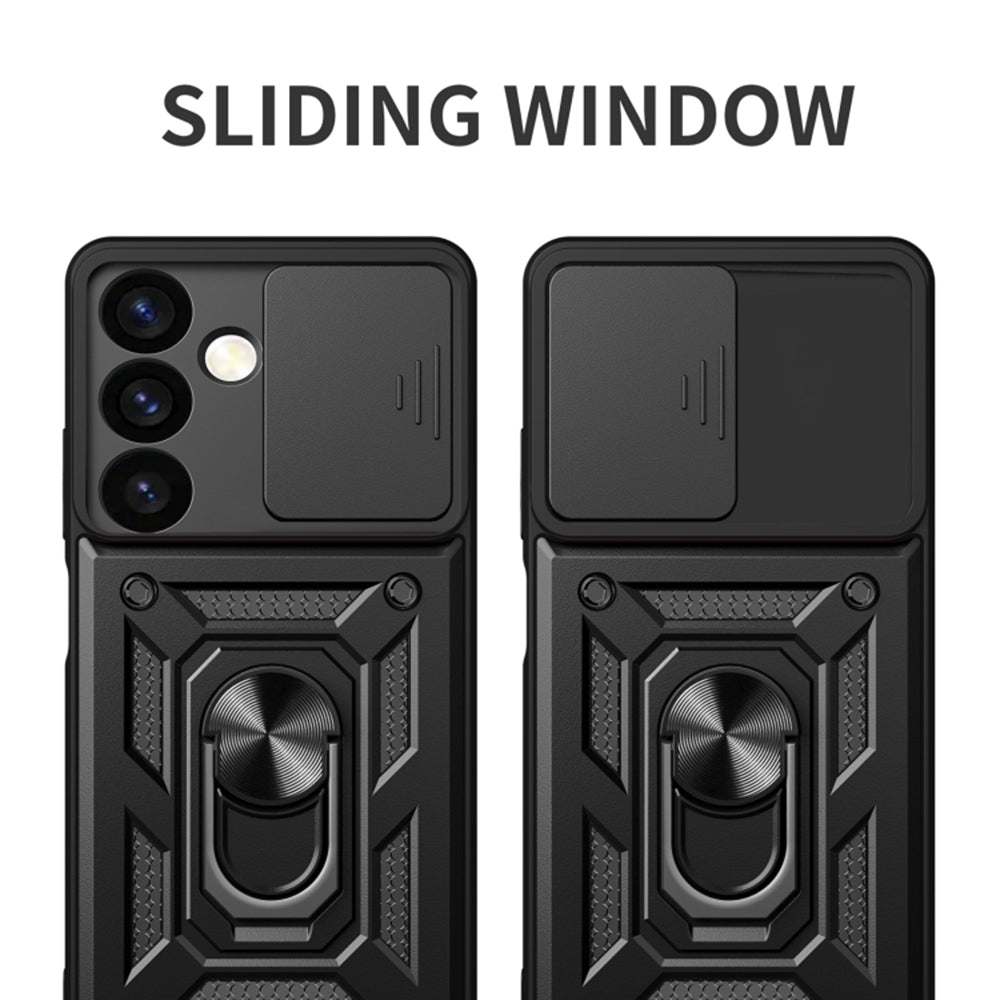 Hülle für Samsung Galaxy S24+ S926, Techsuit, CamShield, Schwarz