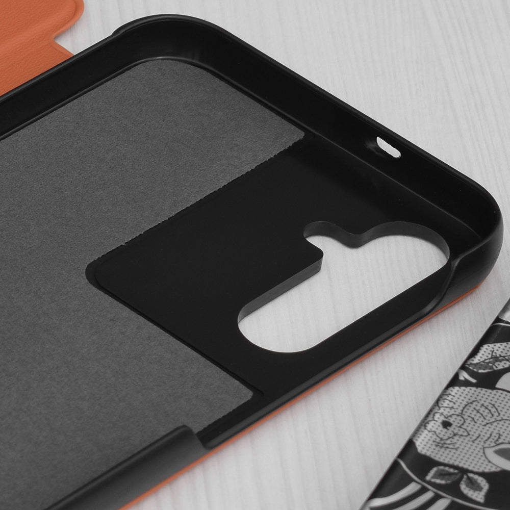 Hülle für Samsung Galaxy S24+ S926, Techsuit, eFold, Orange