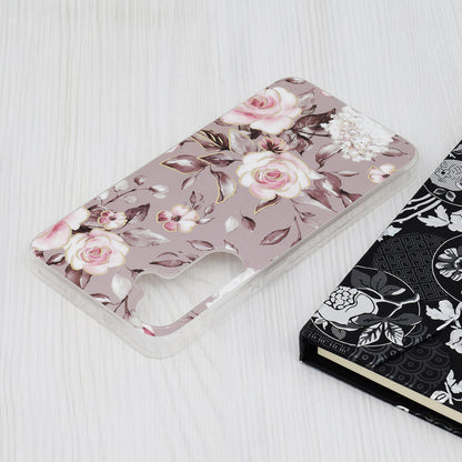 Hülle für Samsung Galaxy S24+ S926, Techsuit, Marble, Grau