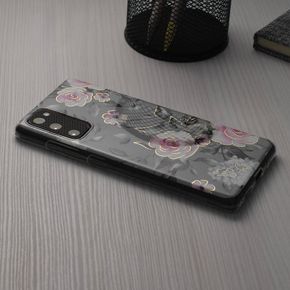 Hülle für Samsung Galaxy S24+ S926, Techsuit, Marble, Grau