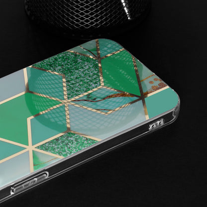 Hülle für Samsung Galaxy S24+ S926, Techsuit, Marble, Grün