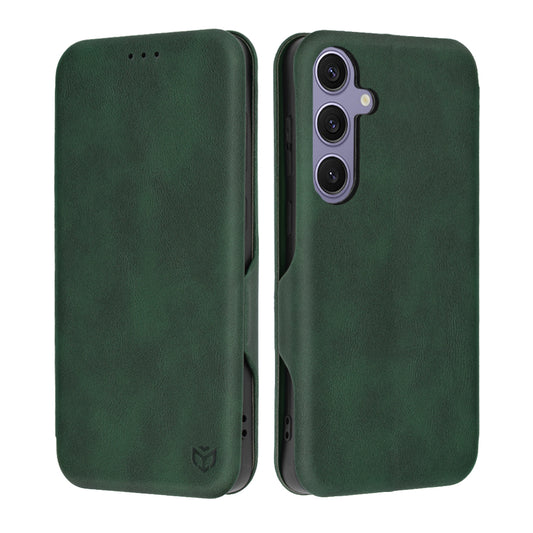 Hülle für Samsung Galaxy S24+ S926, Techsuit, Safe Wallet Plus, Grün