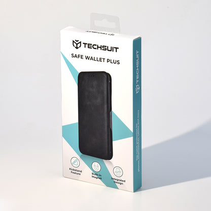 Hülle für Samsung Galaxy S24+ S926, Techsuit, Safe Wallet Plus, Grün