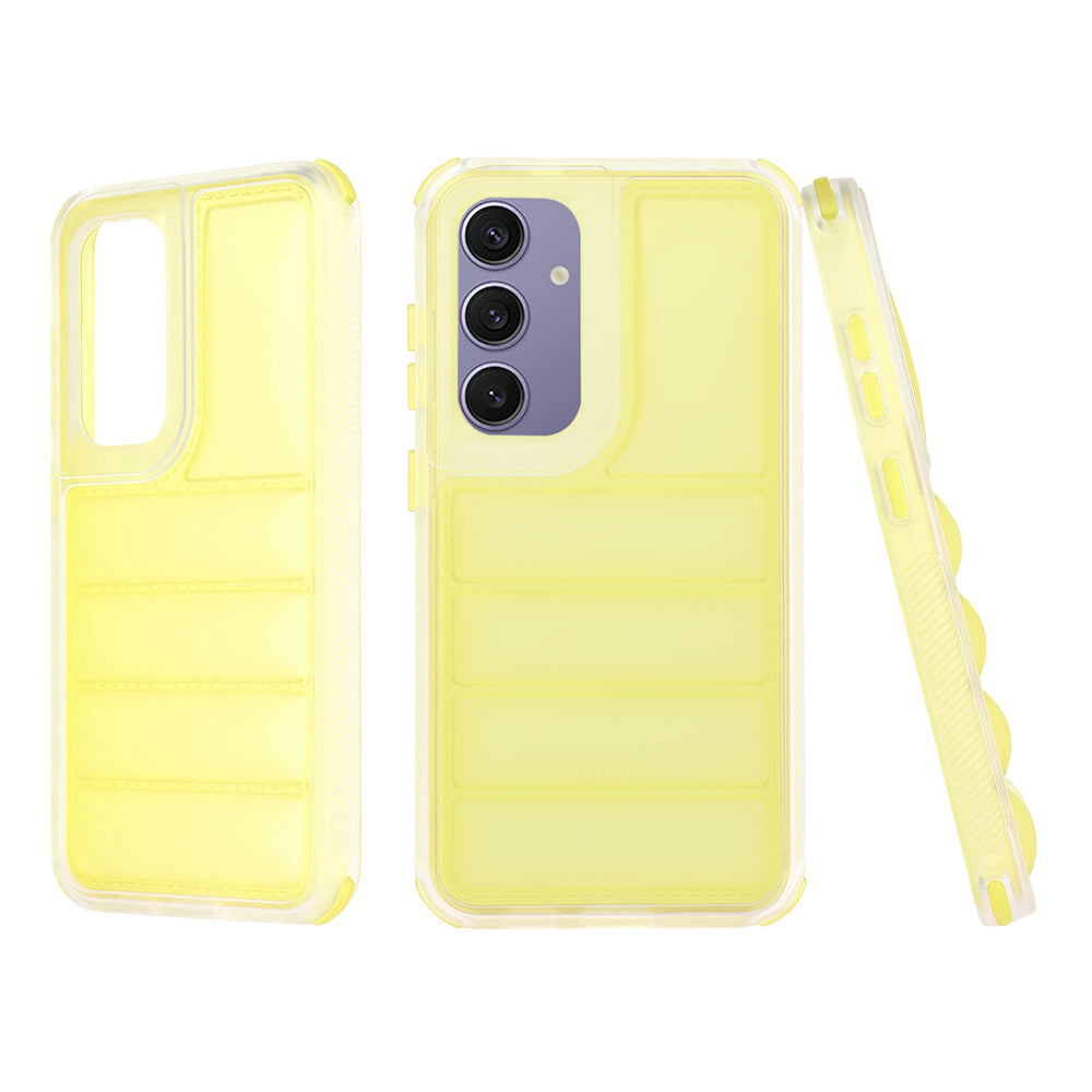 Hülle für Samsung Galaxy S24+ S926, Techsuit, Wave Shield, Gelb