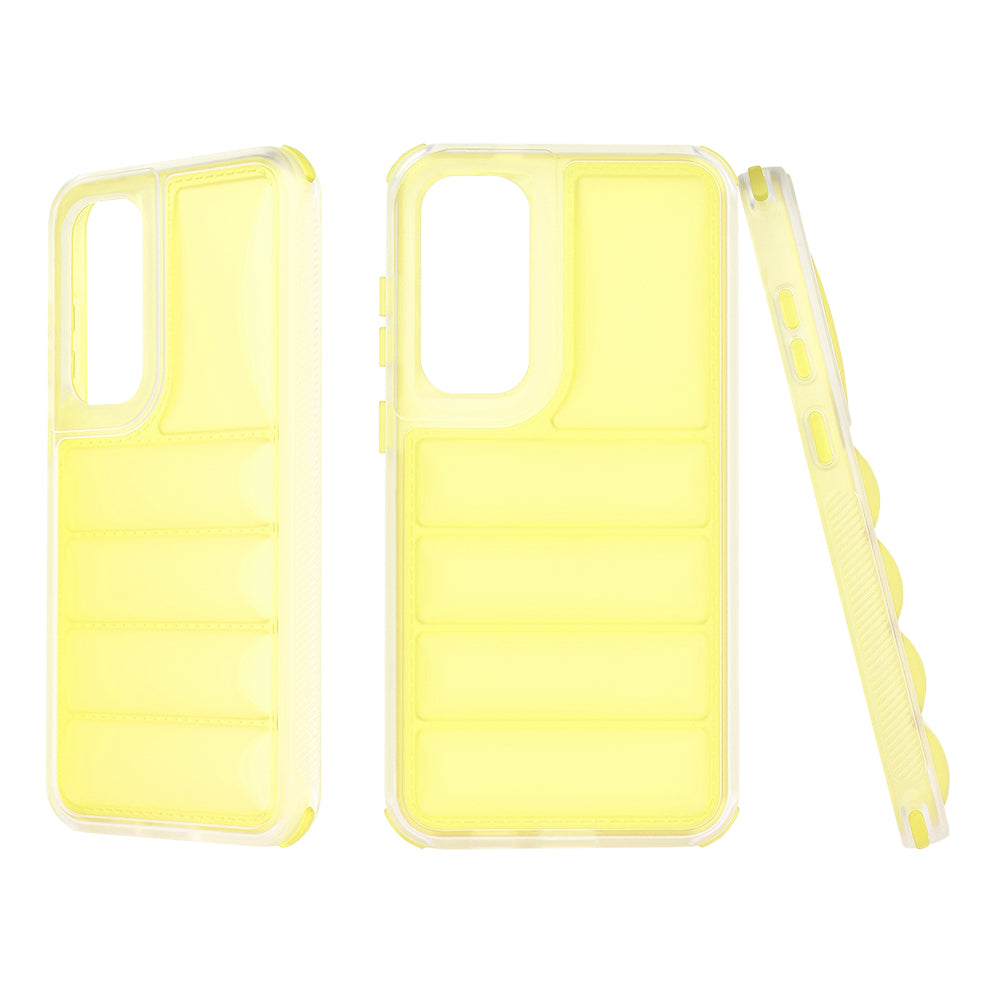 Hülle für Samsung Galaxy S24+ S926, Techsuit, Wave Shield, Gelb