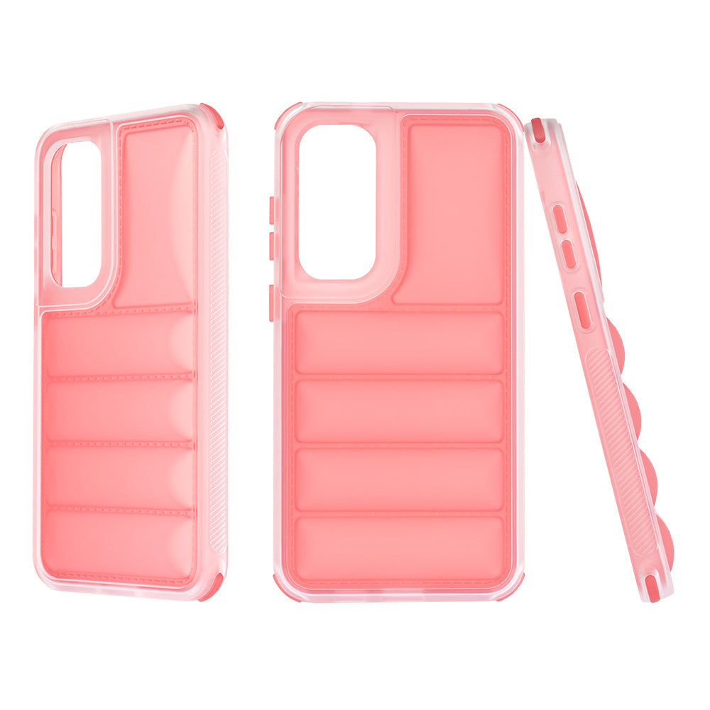 Hülle für Samsung Galaxy S24+ S926, Techsuit, Wave Shield, Rot