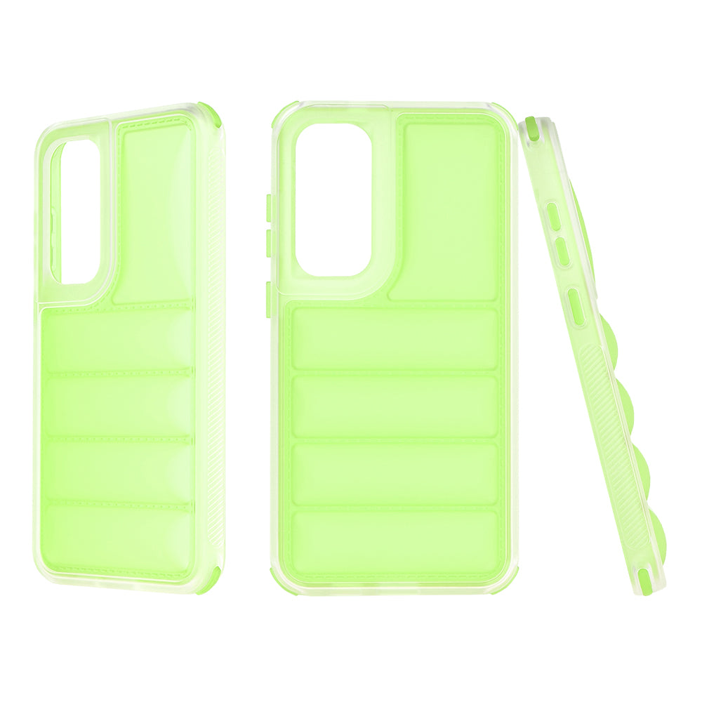 Hülle für Samsung Galaxy S24+ S926, Techsuit, Wave Shield, Grün