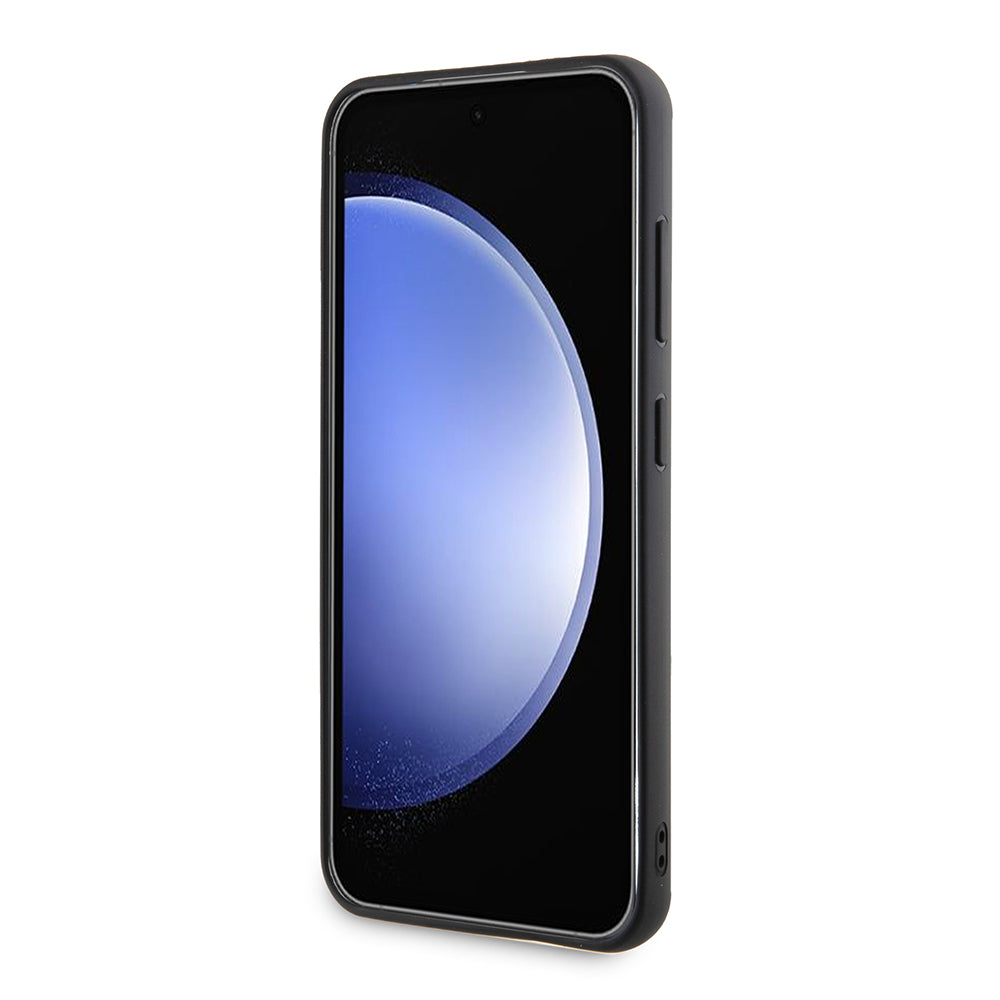 Hülle für Samsung Galaxy S24 S921, Karl Lagerfeld, 3D Rubber Karl & Choupette, Schwarz