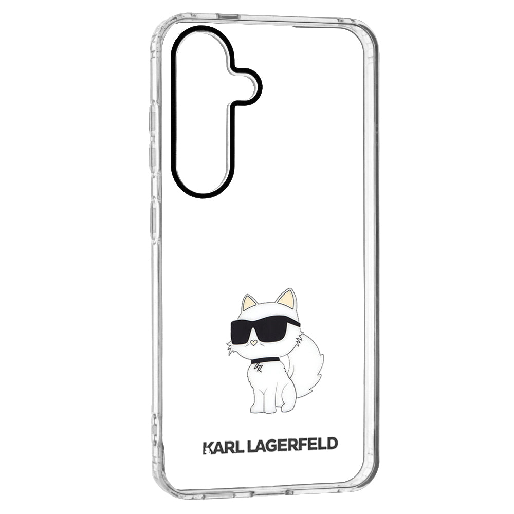 Hülle für Samsung Galaxy S24 S921, Karl Lagerfeld, IML Luxury Choupette, Transparent
