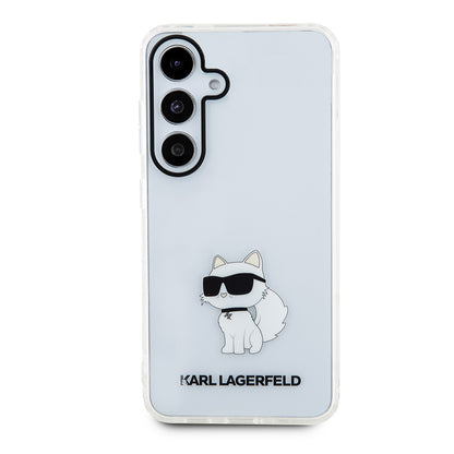 Hülle für Samsung Galaxy S24 S921, Karl Lagerfeld, IML Luxury Choupette, Transparent