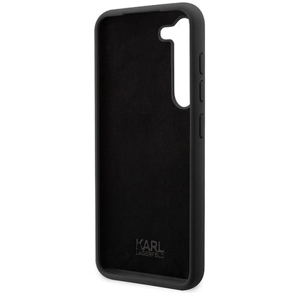 Case for Samsung Galaxy S24 S921, Karl Lagerfeld, Silicone Choupette NFT, Black