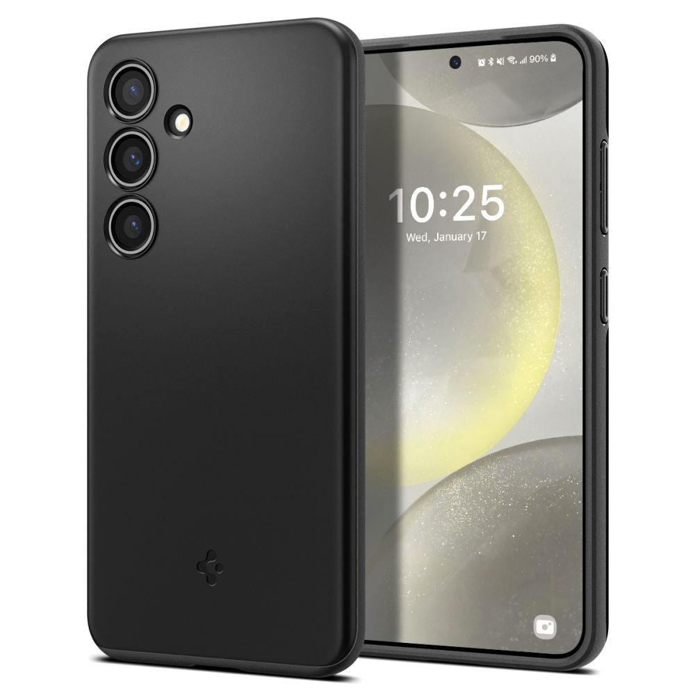 Hülle für Samsung Galaxy S24 S921, Spigen, Thin Fit, Schwarz ACS07341