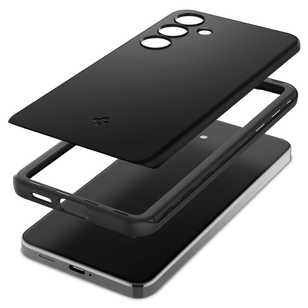 Hülle für Samsung Galaxy S24 S921, Spigen, Thin Fit, Schwarz ACS07341