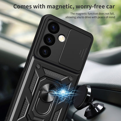 Hülle für Samsung Galaxy S24 S921, Techsuit, CamShield, Schwarz