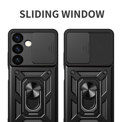 Hülle für Samsung Galaxy S24 S921, Techsuit, CamShield, Schwarz