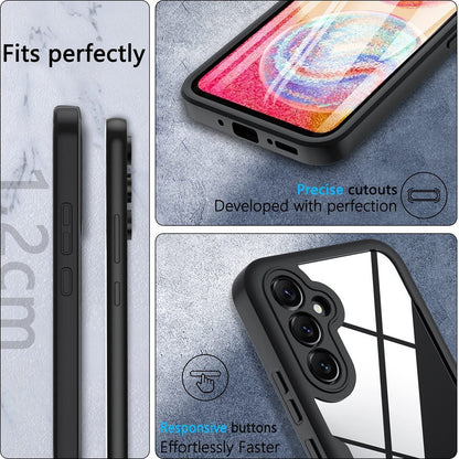 Case for Samsung Galaxy S24 S921, Techsuit, ColorVerse 360, Black