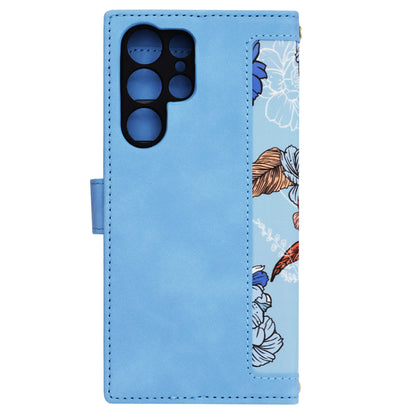 Hülle für Samsung Galaxy S24 Ultra S928, Techsuit, FlipCraft, Blau