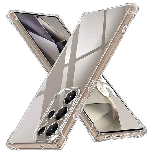 Case for Samsung Galaxy S24 Ultra S928, Techsuit, Shockproof Clear, Transparent