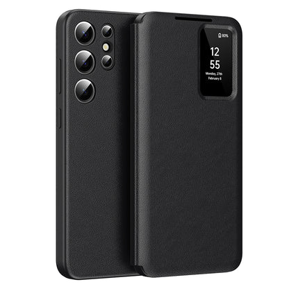 Case for Samsung Galaxy S24 Ultra S928, Techsuit, SmartView, Black