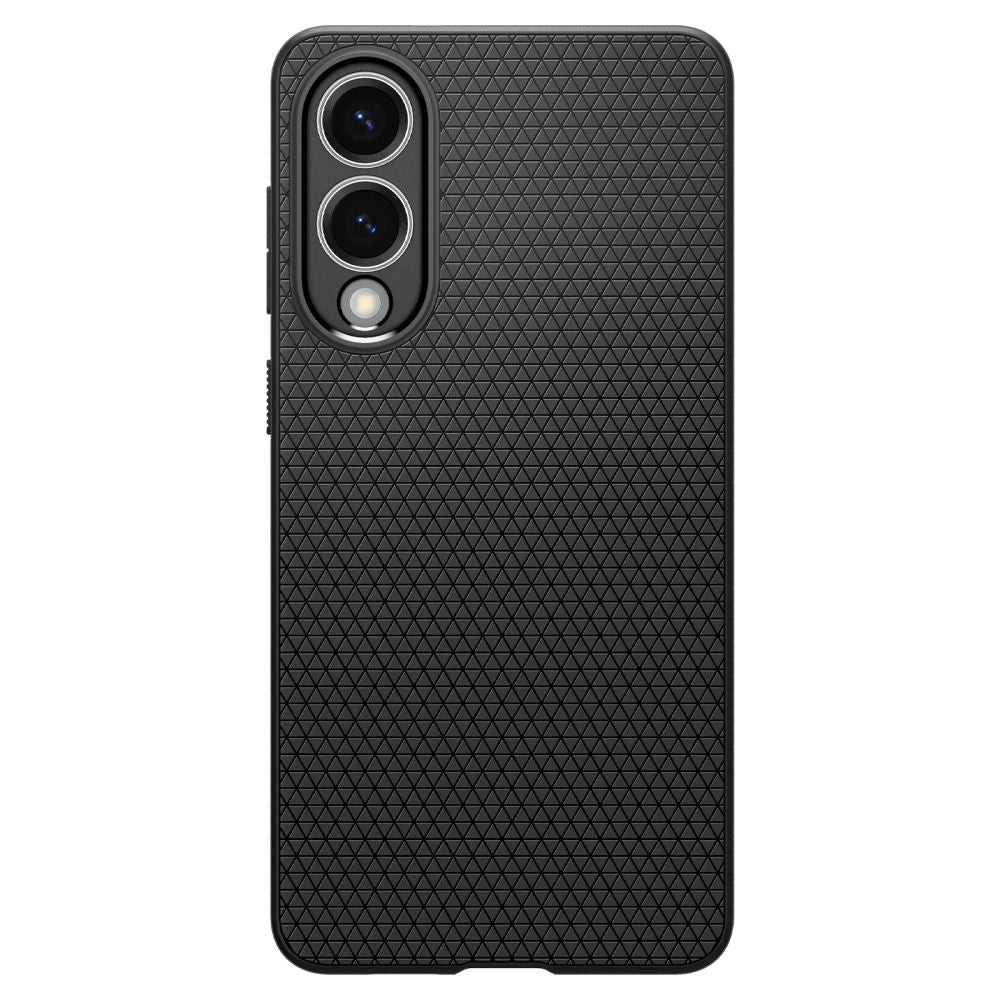 Hülle für Samsung Galaxy S25 Edge S937, Spigen, Liquid Air, Mattschwarz ACS09420