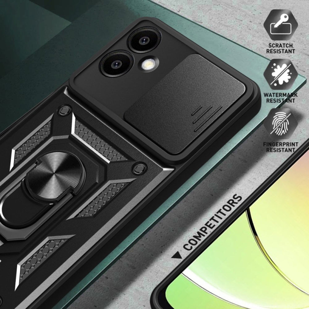 Hülle für Samsung Galaxy S25 Edge S937, Techsuit, CamShield, Rosa