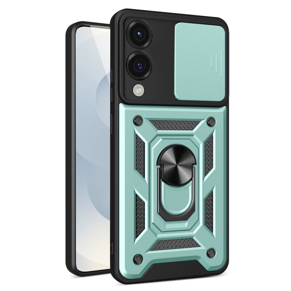 Hülle für Samsung Galaxy S25 Edge S937, Techsuit, CamShield, Grün
