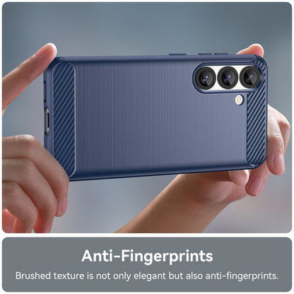 Case for Samsung Galaxy S25 Edge S937, Techsuit, Carbon, Blue
