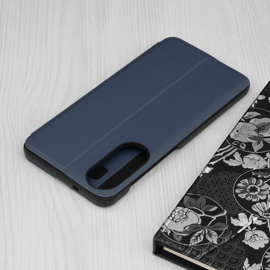 Hülle für Samsung Galaxy S25 Edge S937, Techsuit, eFold, Dunkelblau