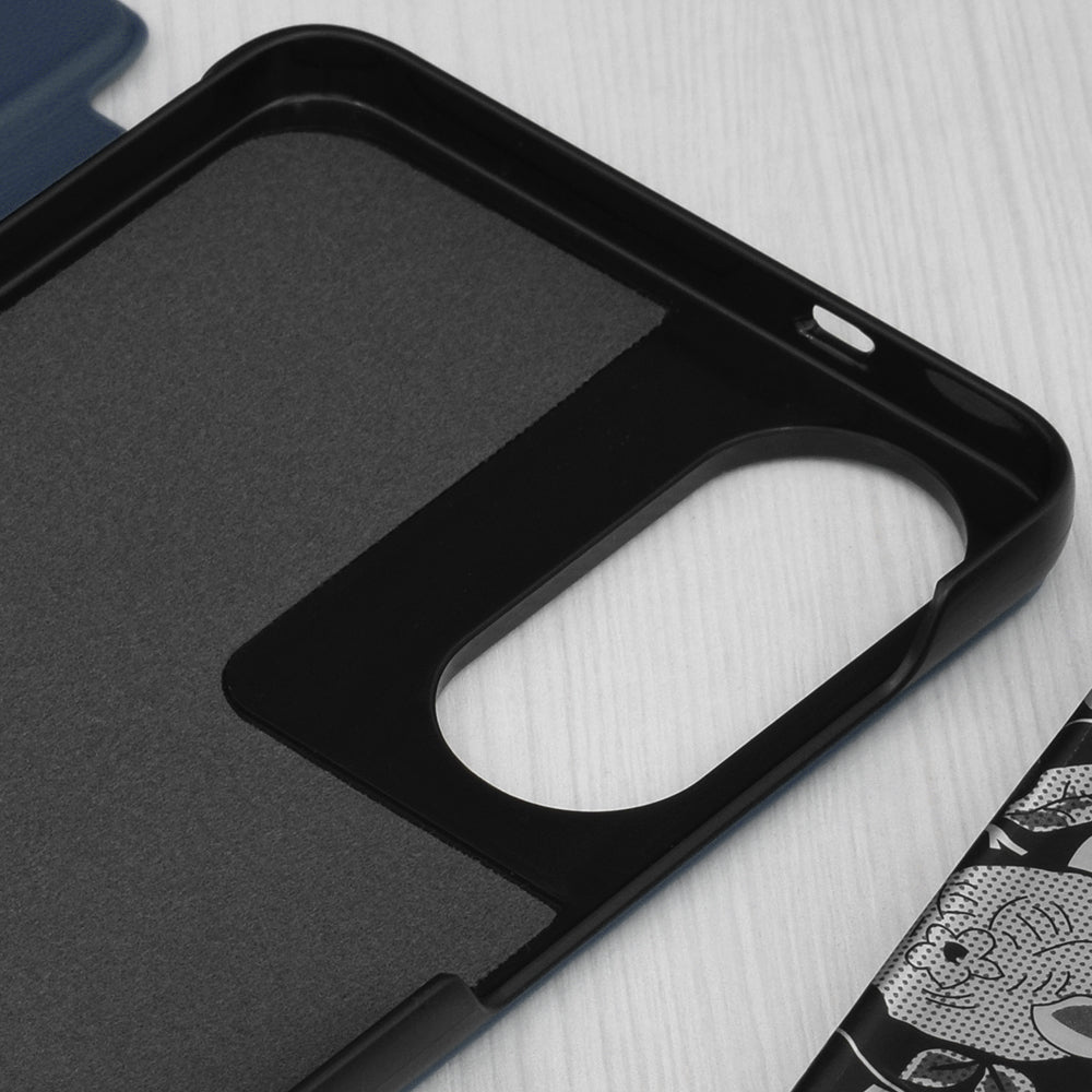 Case for Samsung Galaxy S25 Edge S937, Techsuit, eFold, Dark Blue