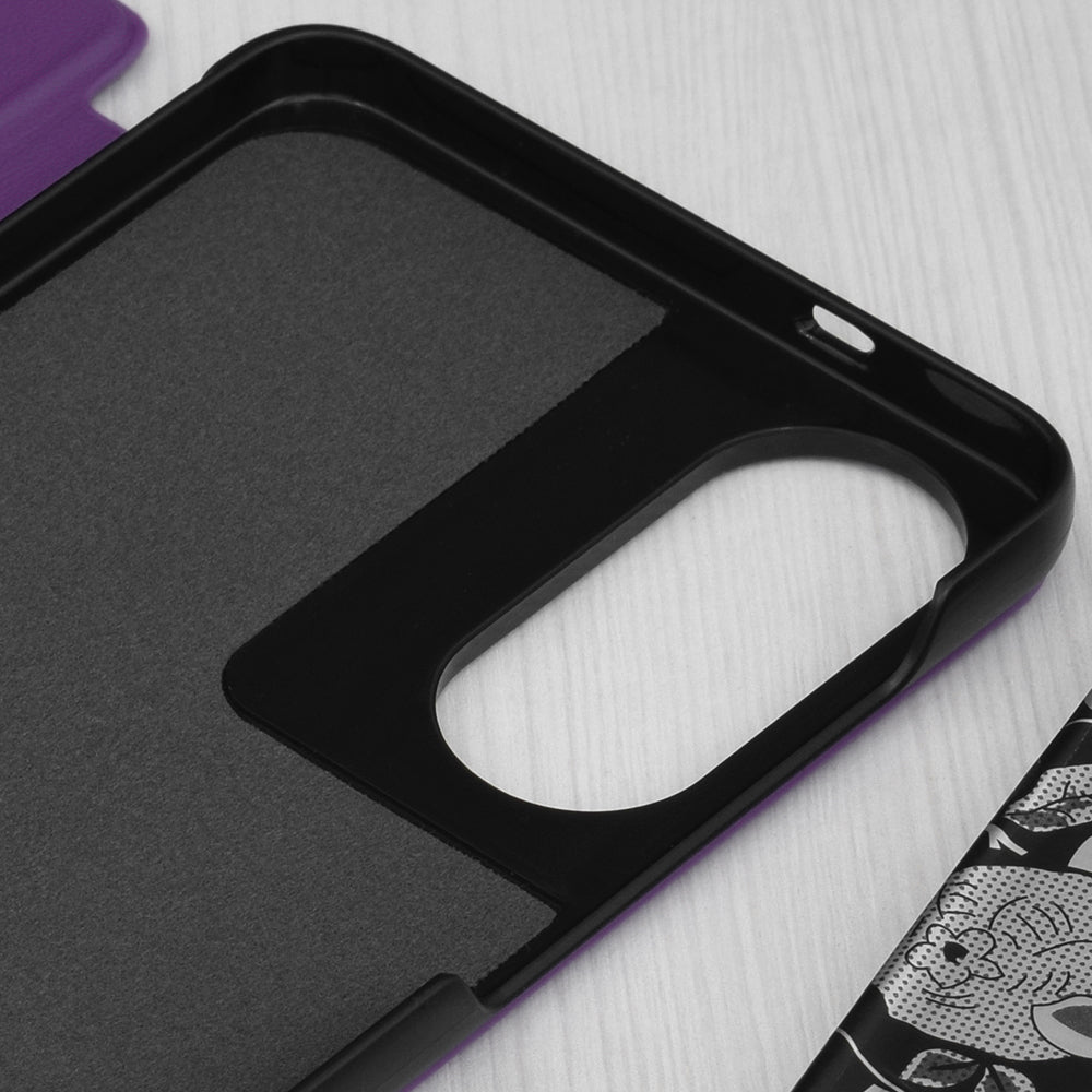 Hülle für Samsung Galaxy S25 Edge S937, Techsuit, eFold, Lila