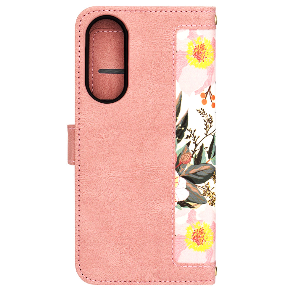 Hülle für Samsung Galaxy S25 Edge S937, Techsuit, FlipCraft, Rosa