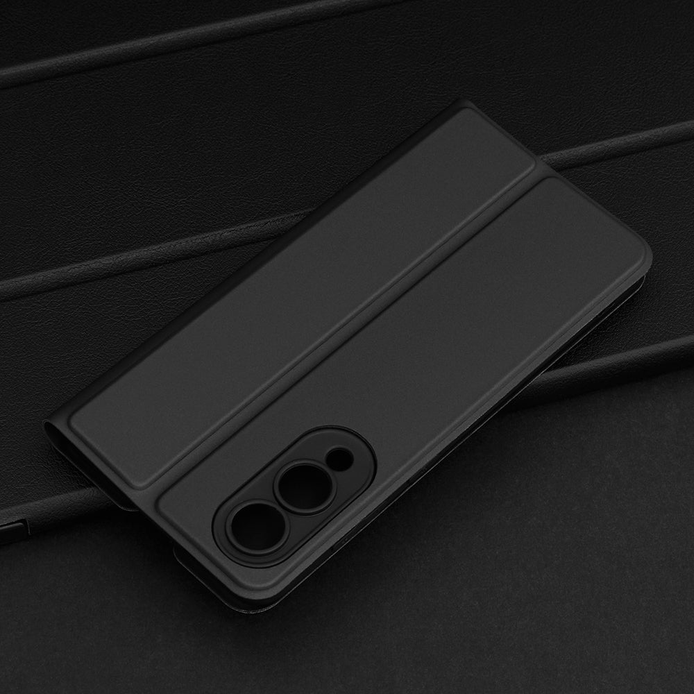 Hülle für Samsung Galaxy S25 Edge S937, Techsuit, Magskin Book, Schwarz