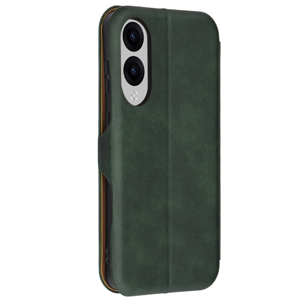 Hülle für Samsung Galaxy S25 Edge S937, Techsuit, Safe Wallet Plus, Grün