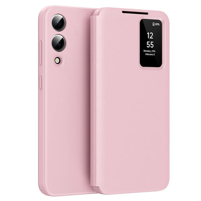 Hülle für Samsung Galaxy S25 Edge S937, Techsuit, SmartView, Rosa