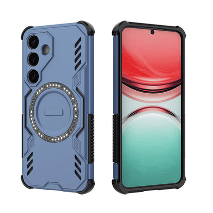 MagSafe-Hülle für Samsung Galaxy S25 FE, Techsuit, ArmorMag, Blau