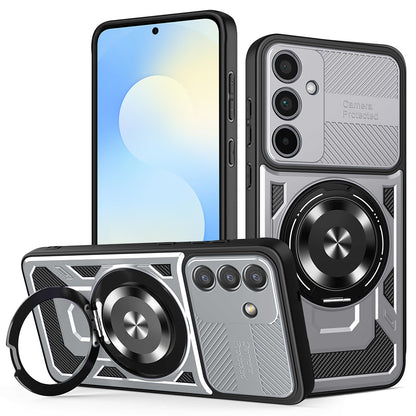 Hülle für Samsung Galaxy S25 FE, Techsuit, RuggedCam, Grau