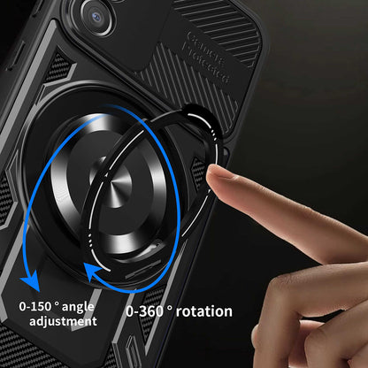Hülle für Samsung Galaxy S25 FE, Techsuit, RuggedCam, Grau