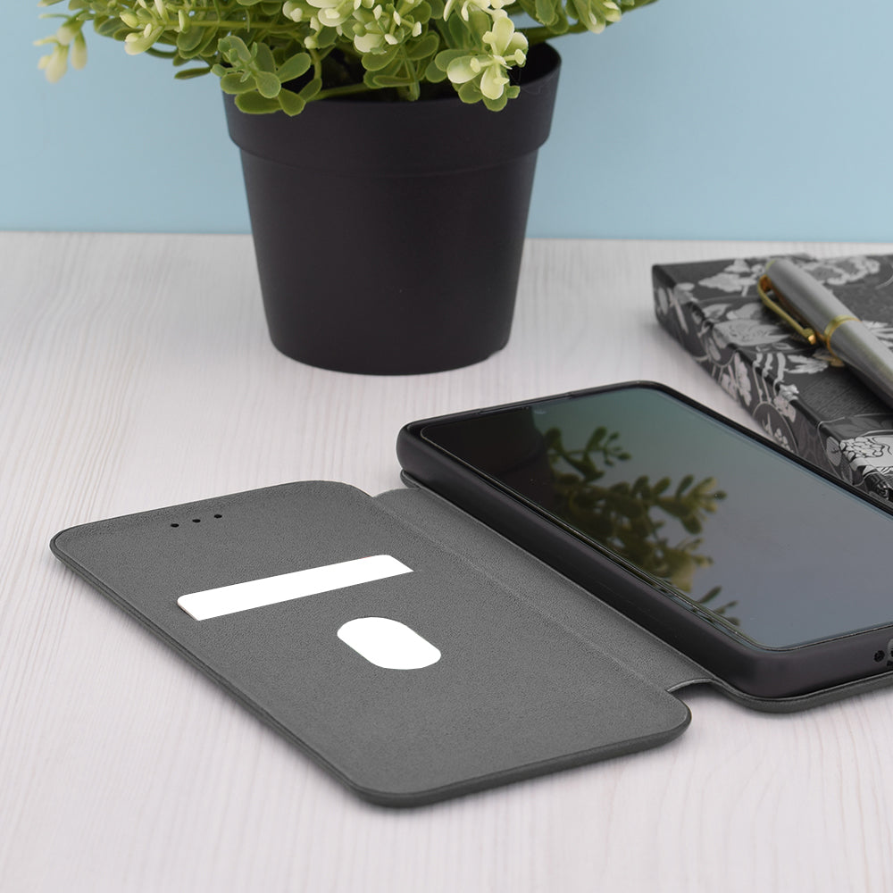 Hülle für Samsung Galaxy S25 FE, Techsuit, Safe Wallet Plus, Schwarz