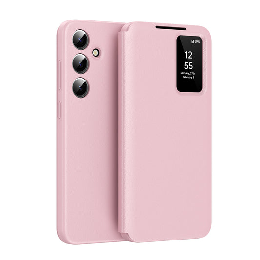 Hülle für Samsung Galaxy S25 FE, Techsuit, SmartView, Rosa