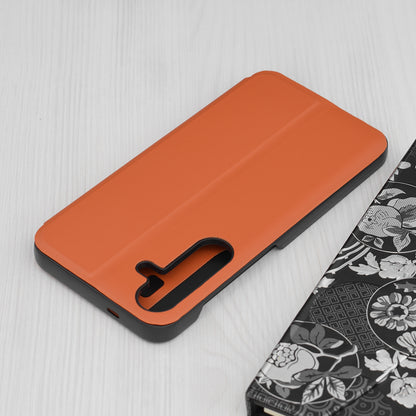 Hülle für Samsung Galaxy S25+ S936, Techsuit, eFold, Orange
