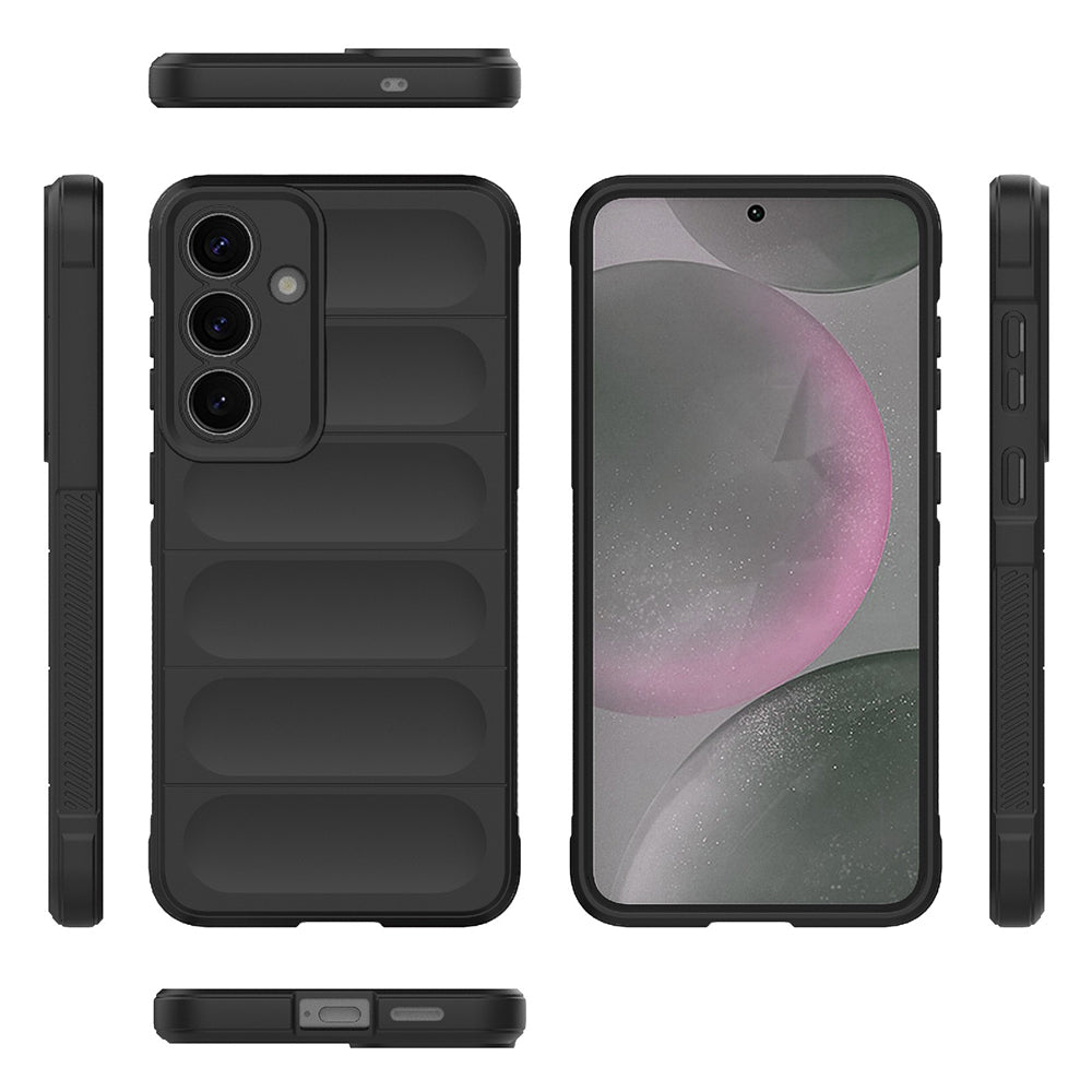 Hülle für Samsung Galaxy S25+ S936, Techsuit, Magic Shield, Schwarz
