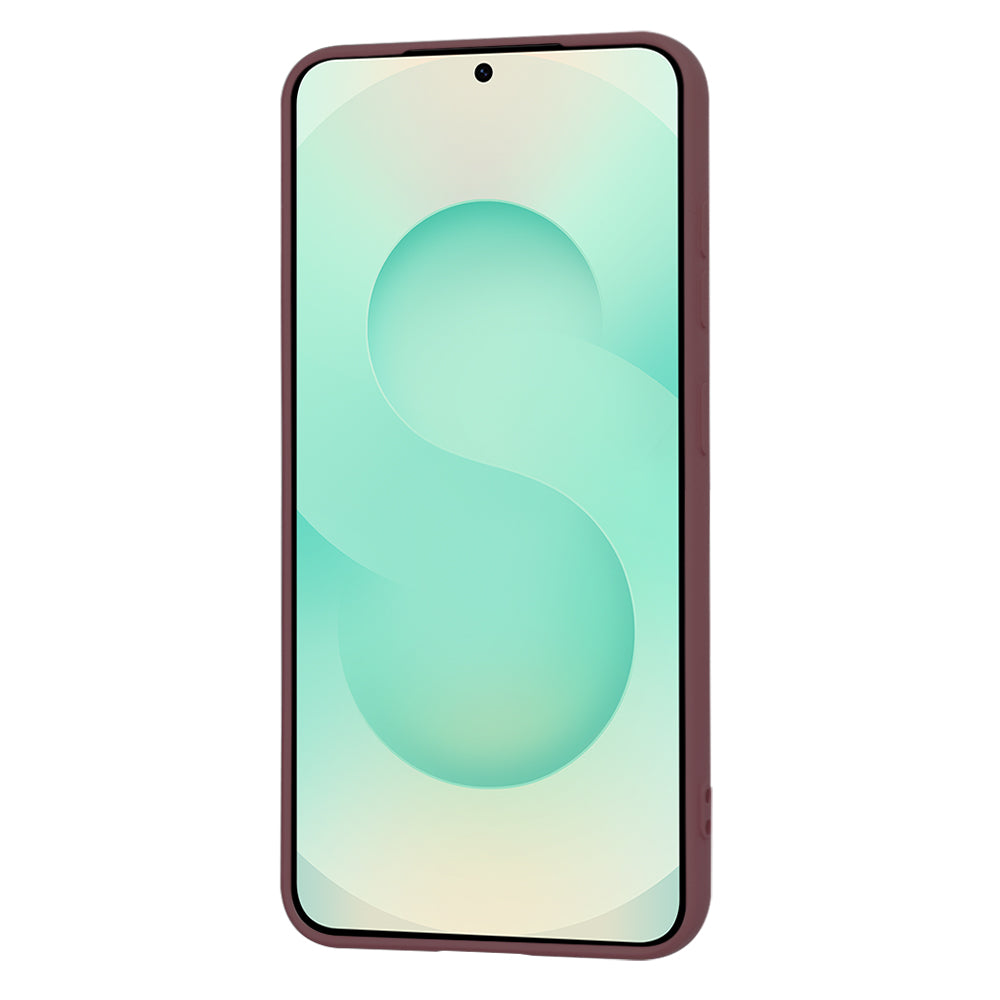 Hülle für Samsung Galaxy S25+ S936, Techsuit, SoftFlex, Weinrot