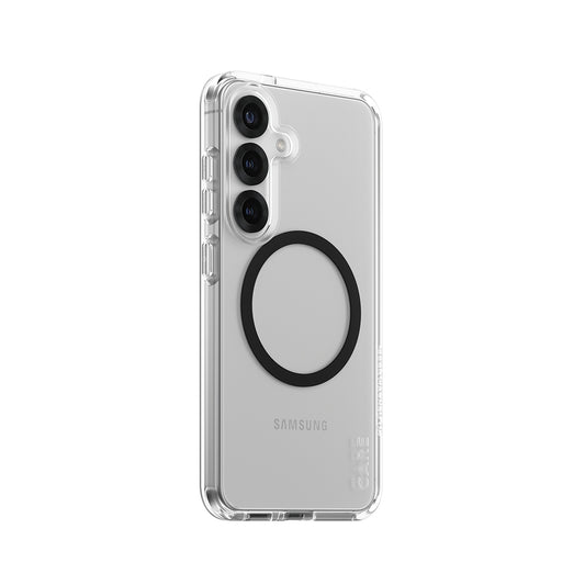 Hülle für Samsung Galaxy S25 S931, PanzerGlass, Care Urban Combat, Schwarz Transparent