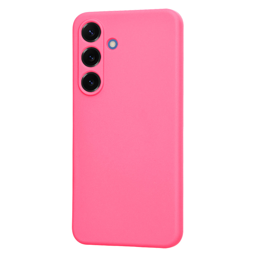 Hülle für Samsung Galaxy S25 S931, Techsuit, SoftFlex, Dunkelrosa