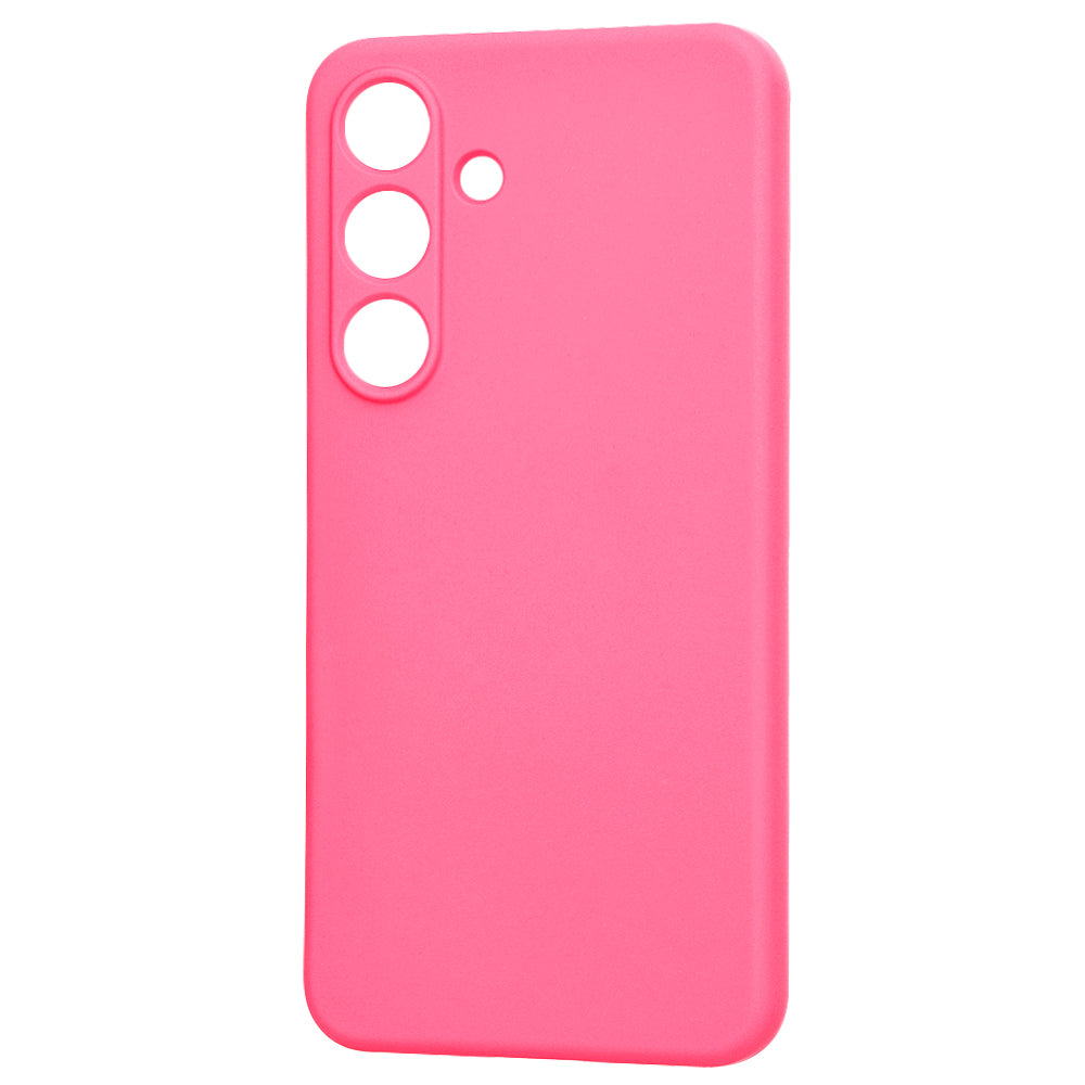 Hülle für Samsung Galaxy S25 S931, Techsuit, SoftFlex, Dunkelrosa