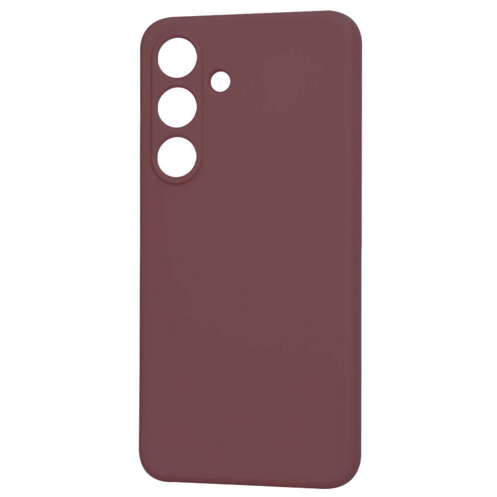 Hülle für Samsung Galaxy S25 S931, Techsuit, SoftFlex, Weinrot