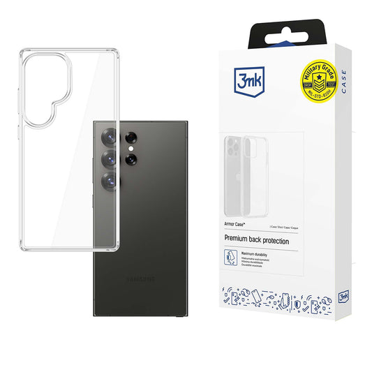 Case for Samsung Galaxy S25 Ultra S938, 3MK, Armor, Transparent